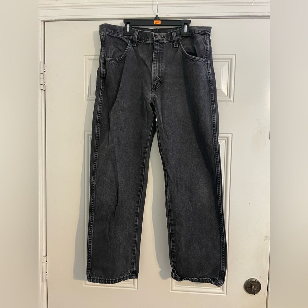 Rustler Black Relaxed Fit Jeans 34x29